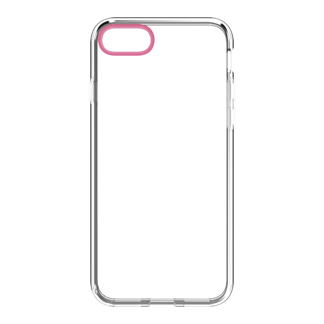 【iPhoneSE(第3/2世代)/8/7 ケース】[GLASSICA] 背面ガラスケース レンズリング (ピンク)goods_nameサブ画像