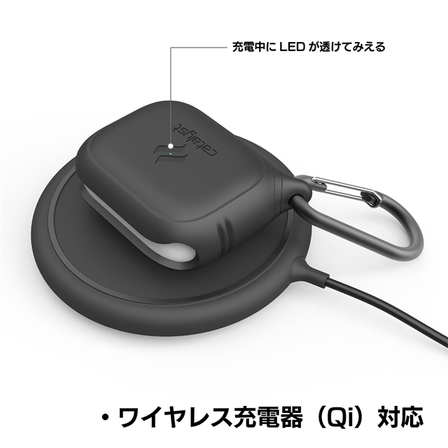 【AirPods Pro(第1世代) ケース】防水ケース (ブラック)サブ画像