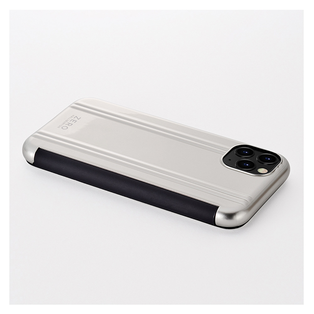 【アウトレット】【iPhone11 Pro ケース】ZERO HALLIBURTON Hybrid Shockproof Flip case for iPhone11 Pro (Silver)サブ画像