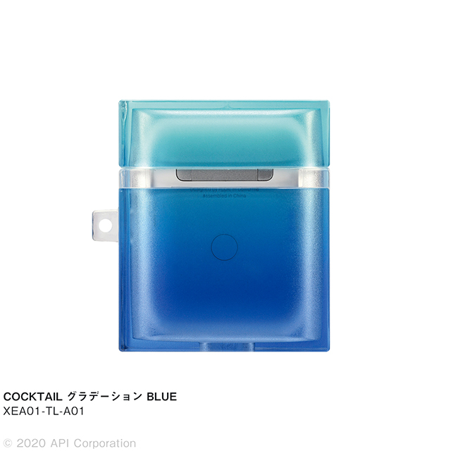【AirPods(第2/1世代) ケース】TILE COCKTAIL (グラデーション BLUE)サブ画像