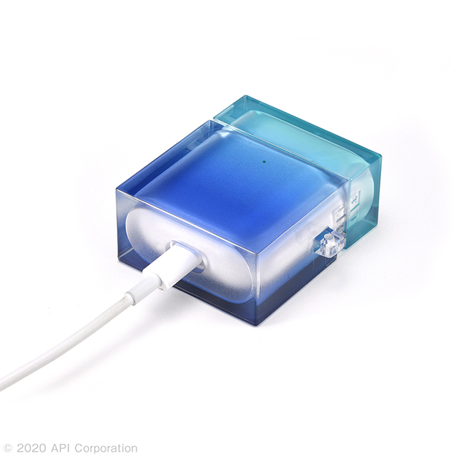 【AirPods(第2/1世代) ケース】TILE COCKTAIL (グラデーション BLUE)goods_nameサブ画像