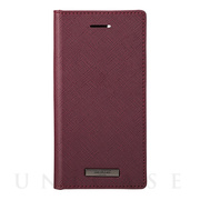 【iPhoneSE(第3/2世代)/8/7/6s/6 ケース】“EURO Passione” PU Leather Book Case (Wine)