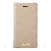 【iPhoneSE(第3/2世代)/8/7/6s/6 ケース】“Shrink” PU Leather Book Case (Greige)