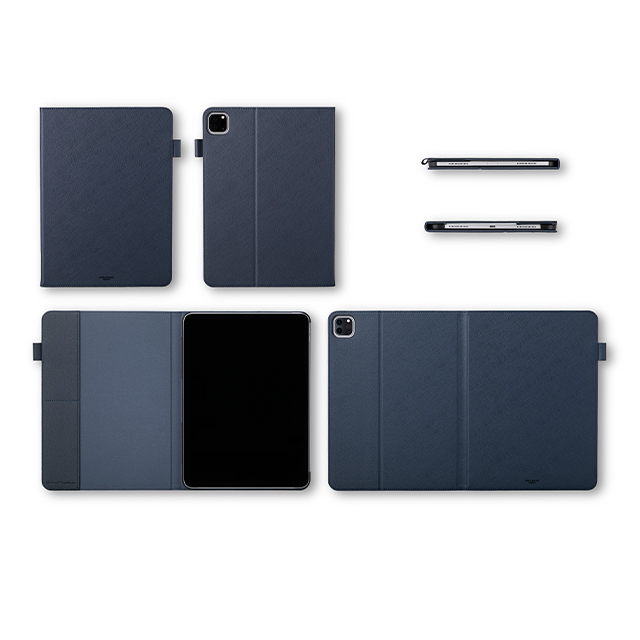 【iPad Pro(11inch)(第3/2世代) ケース】“EURO Passione” Book PU Leather Case (Navy)goods_nameサブ画像