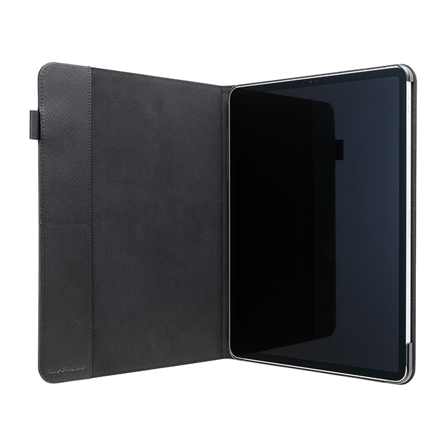 【iPad Pro(12.9inch)(第4世代) ケース】“EURO Passione” Book PU Leather Case (Black)サブ画像