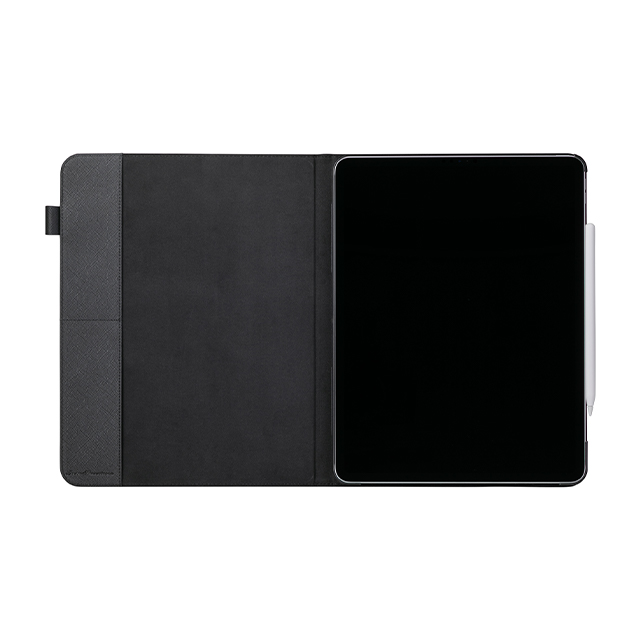 【iPad Pro(12.9inch)(第4世代) ケース】“EURO Passione” Book PU Leather Case (Black)サブ画像