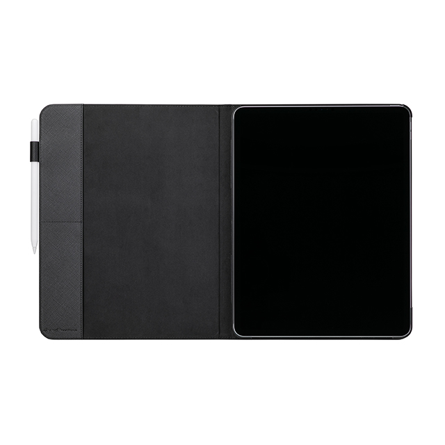 【iPad Pro(12.9inch)(第4世代) ケース】“EURO Passione” Book PU Leather Case (Black)サブ画像