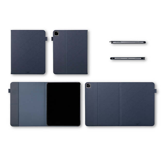 【iPad Pro(12.9inch)(第4世代) ケース】“EURO Passione” Book PU Leather Case (Black)goods_nameサブ画像