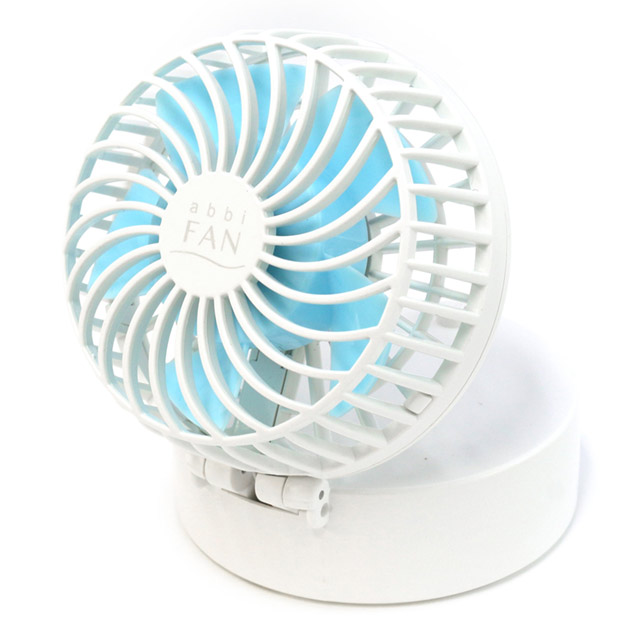 abbi Fan Mirror ハンズフリーポータブル扇風機ミラー付き (ホワイト)サブ画像