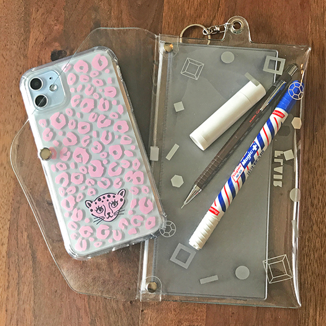 【iPhone11 ケース】FLAIR CASE ＆ CASE (PINK LEOPARD)サブ画像