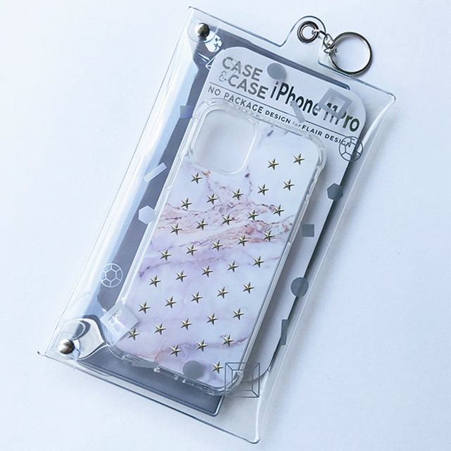 【iPhone11 Pro ケース】FLAIR CASE ＆ CASE (MARBLE STAR)サブ画像