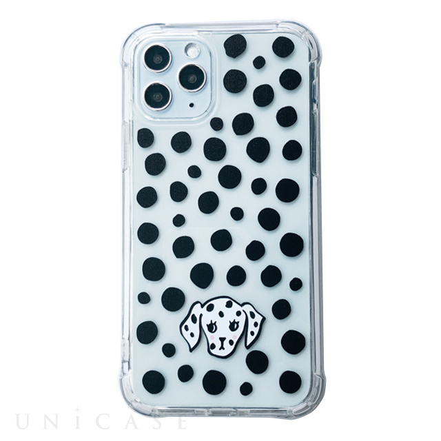 【iPhone11 Pro ケース】FLAIR CASE ＆ CASE (DOT DALMATIAN)