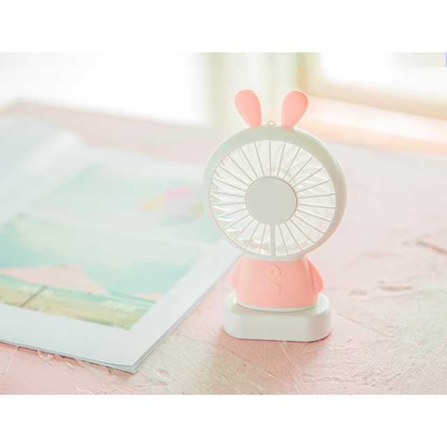 アニマルミニ扇風機 (くま ピンク)サブ画像
