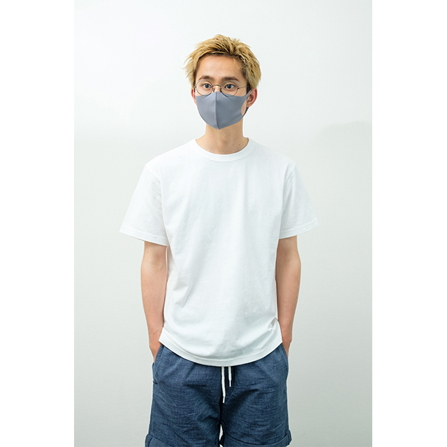 デザイナーズパックマスク[冷感（涼感）･抗菌･防臭･360度ストレッチ性能付き] メンズ (グレー)サブ画像