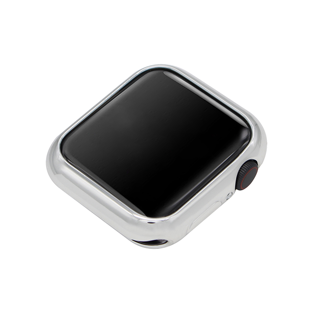 【Apple Watch ケース 44mm】メタリックソフトケース (シルバー) for Apple Watch SE(第2/1世代)/Series6/5/4goods_nameサブ画像