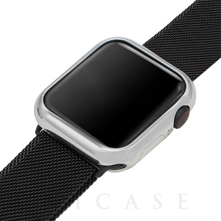 Apple Watch ケース 44mm】TPUカバー メタリック (シルバー) for Apple