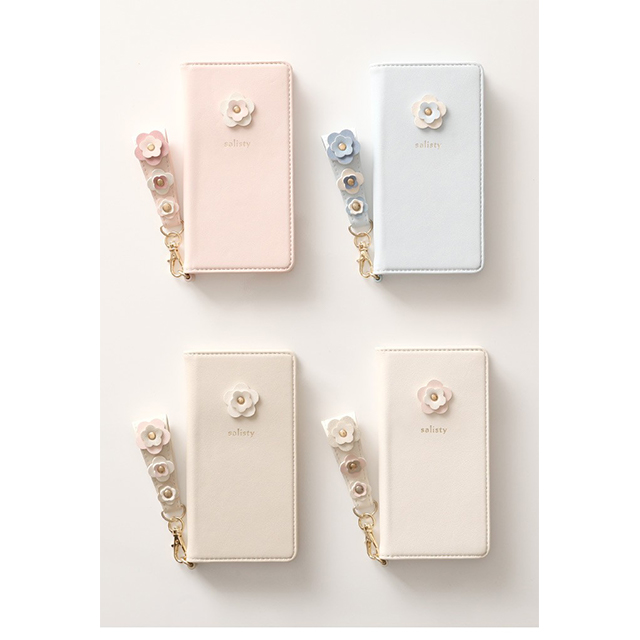 【iPhoneSE(第3/2世代)/8/7/6s/6 ケース】P フラワースタッズ ダイアリーケース (ベビーピンク)goods_nameサブ画像