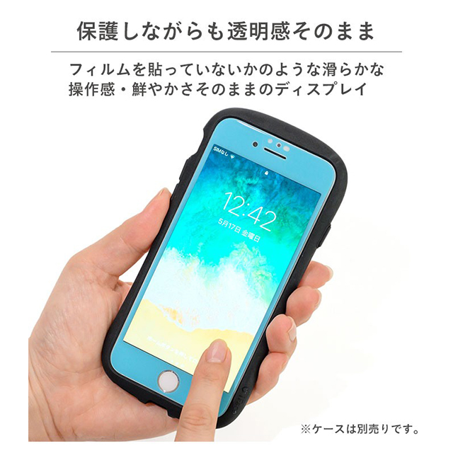 【iPhone8/7/6s/6 フィルム】iFace ラウンドエッジ強化ガラス 液晶保護シート (Reflection/レッド)サブ画像