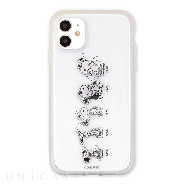 【iPhone11/XR ケース】ピーナッツ IIII fit Clear (スヌーピー)