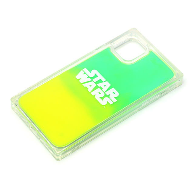 【iPhone11 ケース】ネオンサンドケース (ロゴ/グリーン＆イエロー)サブ画像