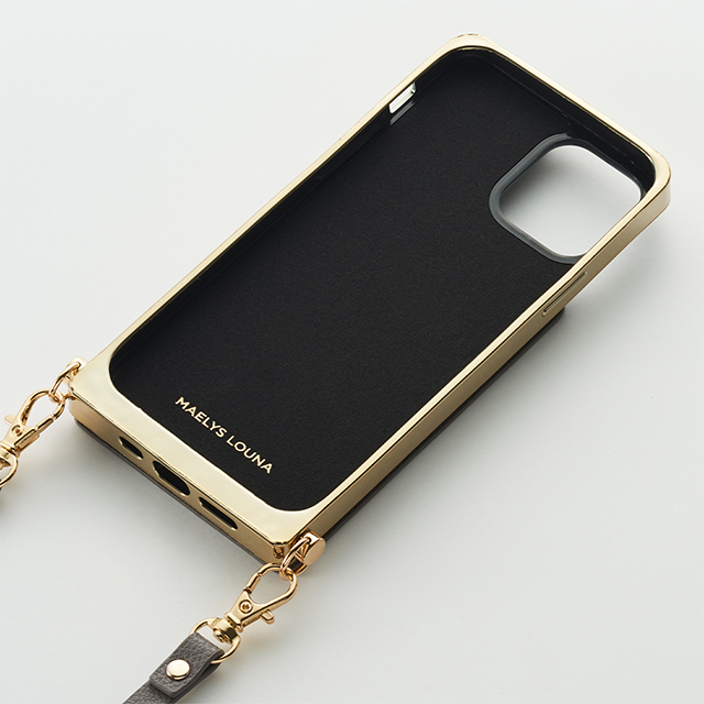 【iPhone12/12 Pro ケース】Cross Body Case for iPhone12/12 Pro (black)サブ画像