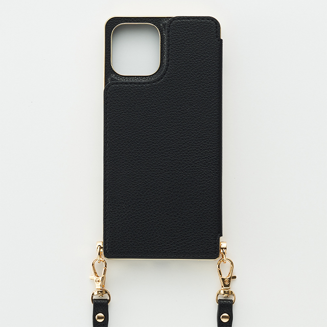 【iPhone12 mini ケース】Cross Body Case for iPhone12 mini (black)サブ画像