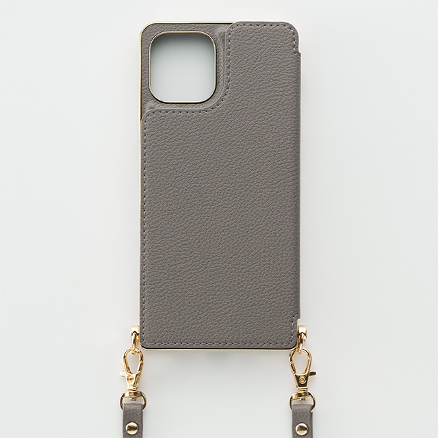 【iPhone12 mini ケース】Cross Body Case for iPhone12 mini (gray)サブ画像