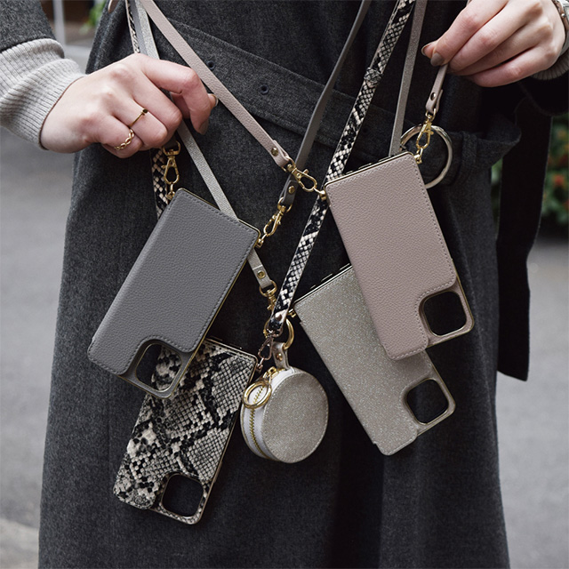 【iPhone12 mini ケース】Cross Body Case for iPhone12 mini (gray)サブ画像