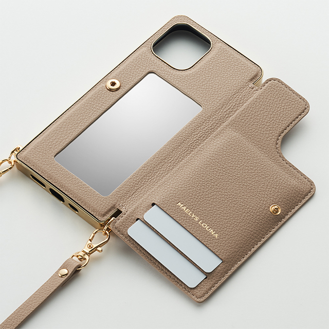 【iPhone12 mini ケース】Cross Body Case for iPhone12 mini (beige)goods_nameサブ画像