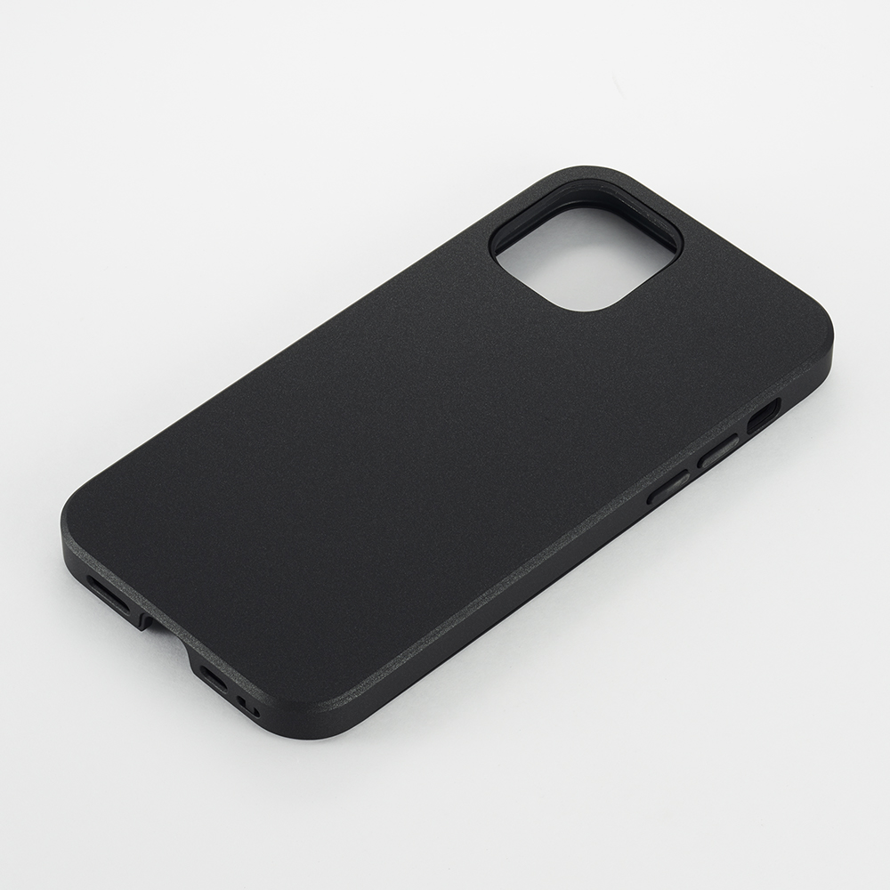 【iPhone12/12 Pro ケース】Smooth Touch Hybrid Case for iPhone12/12 Pro (black)サブ画像