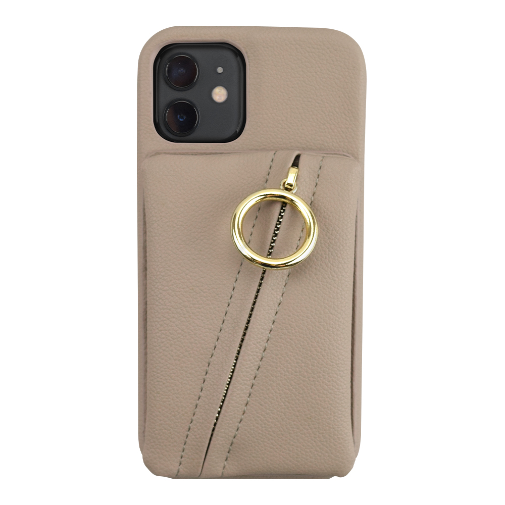 【iPhone12/12 Pro ケース】Clutch Ring Case for iPhone12/12 Pro (beige)サブ画像