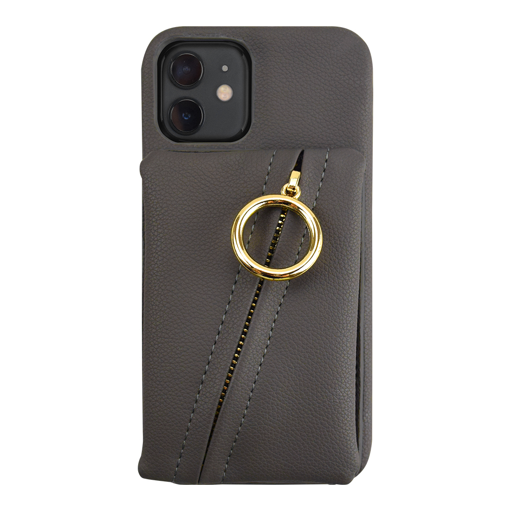 【iPhone12/12 Pro ケース】Clutch Ring Case for iPhone12/12 Pro (dark gray)サブ画像