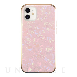 iPhone12 mini ケース】Glass Shell Case for iPhone12 mini (white 
