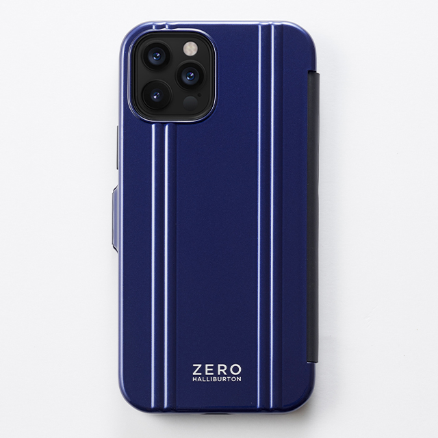 【iPhone12/12 Pro ケース】ZERO HALLIBURTON Hybrid Shockproof Flip Case for iPhone12/12 Pro (Blue)goods_nameサブ画像
