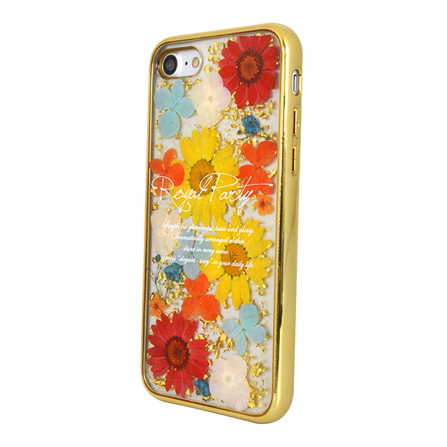 【iPhoneSE(第3/2世代)/8/7 ケース】ROYAL PARTY 押し花ケース (YELLOW)goods_nameサブ画像