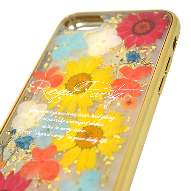 【iPhoneSE(第3/2世代)/8/7 ケース】ROYAL PARTY 押し花ケース (YELLOW)goods_nameサブ画像