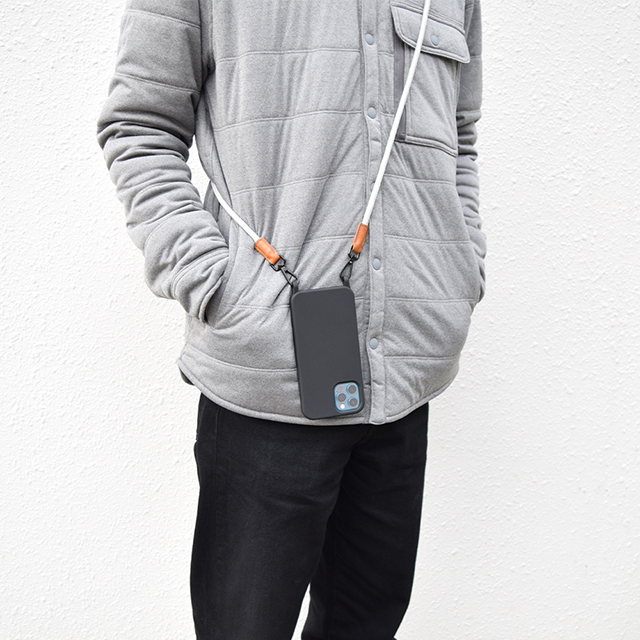 【iPhone12 mini ケース】Shoulder Strap Case for iPhone12 mini (gray)goods_nameサブ画像