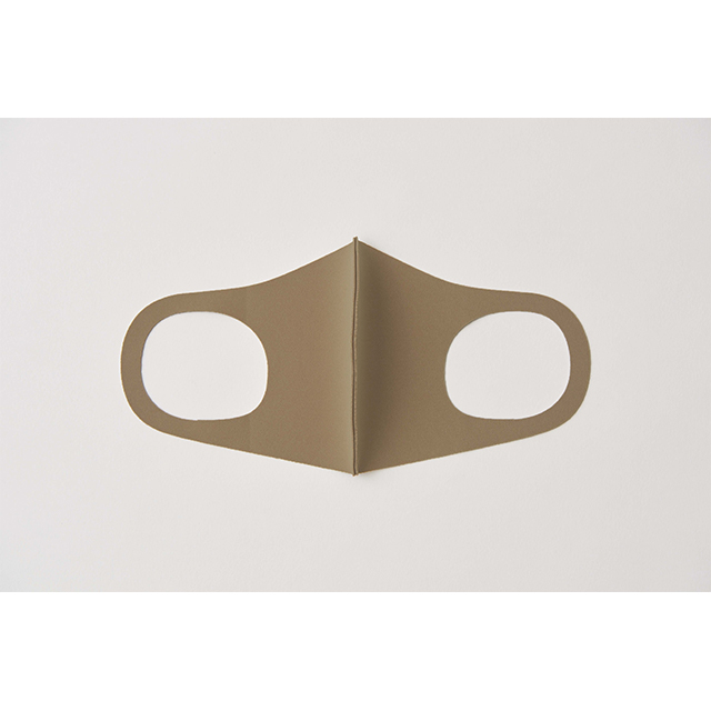 デザイナーズパックマスク[冷感（涼感）･抗菌･防臭･360度ストレッチ性能付き] キッズ (ベージュ)goods_nameサブ画像