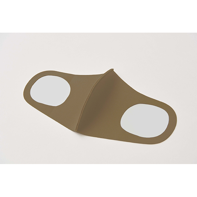 デザイナーズパックマスク[冷感（涼感）･抗菌･防臭･360度ストレッチ性能付き] キッズ (ベージュ)サブ画像