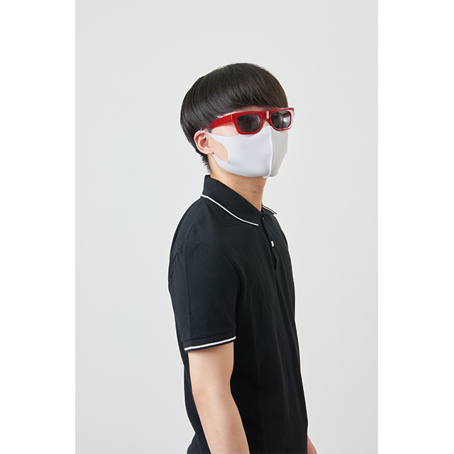 デザイナーズパックマスク[冷感（涼感）･抗菌･防臭･360度ストレッチ性能付き] メンズ (シルバー)goods_nameサブ画像