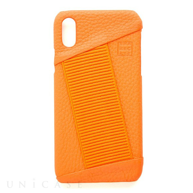 【iPhoneXS/X ケース】SHAKE GUM NEON iPhonecase (NeonOrange)