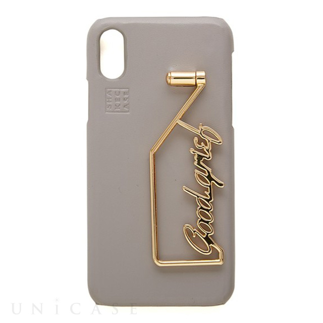 【iPhoneXS/X ケース】SHAKE GOODGRIEF iPhonecase (Gray)