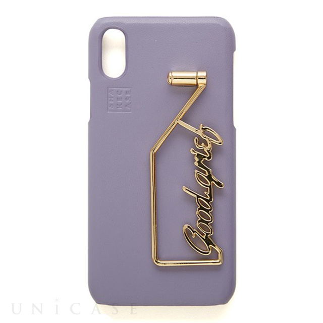 【iPhoneXS/X ケース】SHAKE GOODGRIEF iPhonecase (Purple)