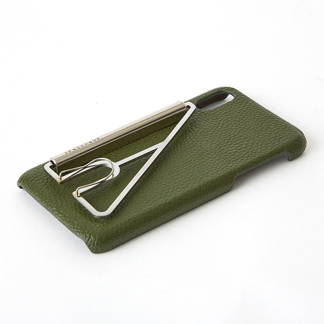 【iPhoneXS/X ケース】SHAKE CLIP iPhonecase (Khaki)サブ画像