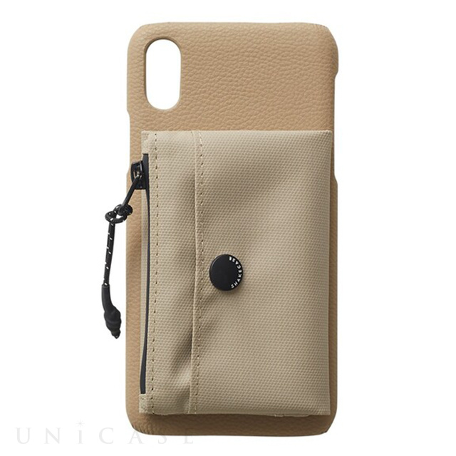 【iPhoneXS/X ケース】SHAKE POACH iPhonecase (Beige)