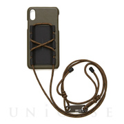 【iPhoneXS/X ケース】SHAKE PULLEY iPhonecase (Khaki)