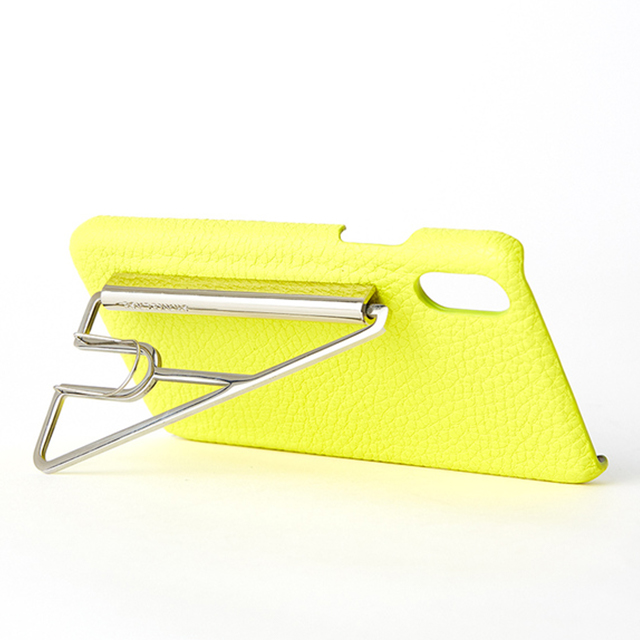 【iPhoneSE(第3/2世代)/8/7/6s/6 ケース】SHAKE CLIP NEON iPhonecase (NeonYellow)サブ画像