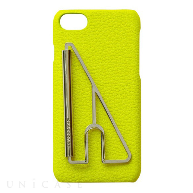 【iPhoneSE(第3/2世代)/8/7/6s/6 ケース】SHAKE CLIP NEON iPhonecase (NeonYellow)