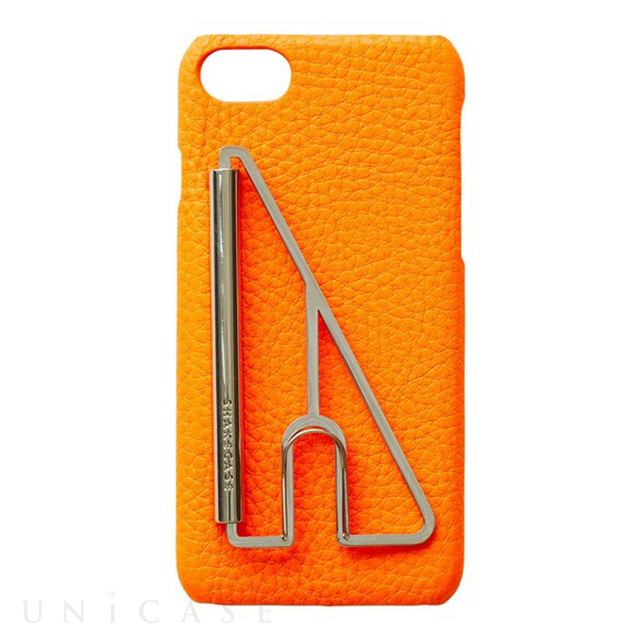 【iPhoneSE(第3/2世代)/8/7/6s/6 ケース】SHAKE CLIP NEON iPhonecase (NeonOrange)