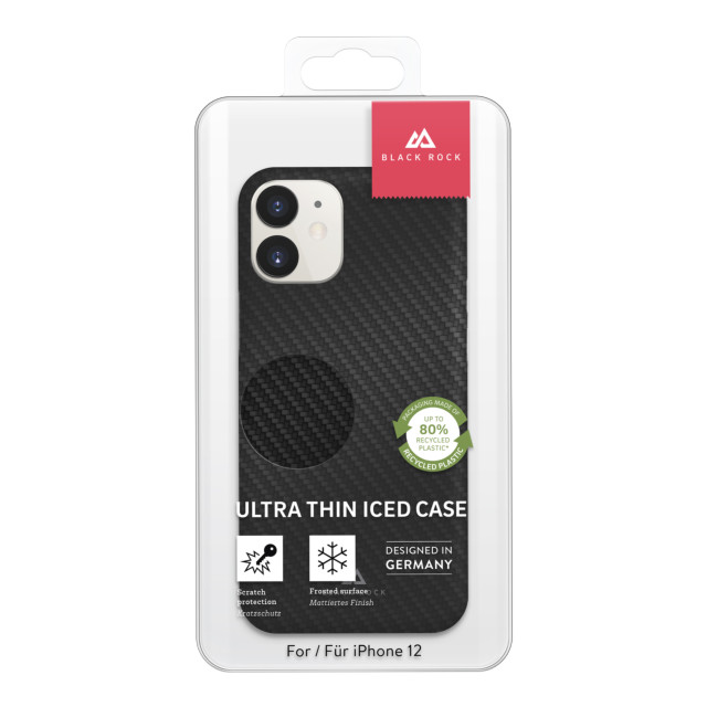 【iPhone12 mini ケース】Ultra Thin Iced Case (Flex Carbon Black)goods_nameサブ画像